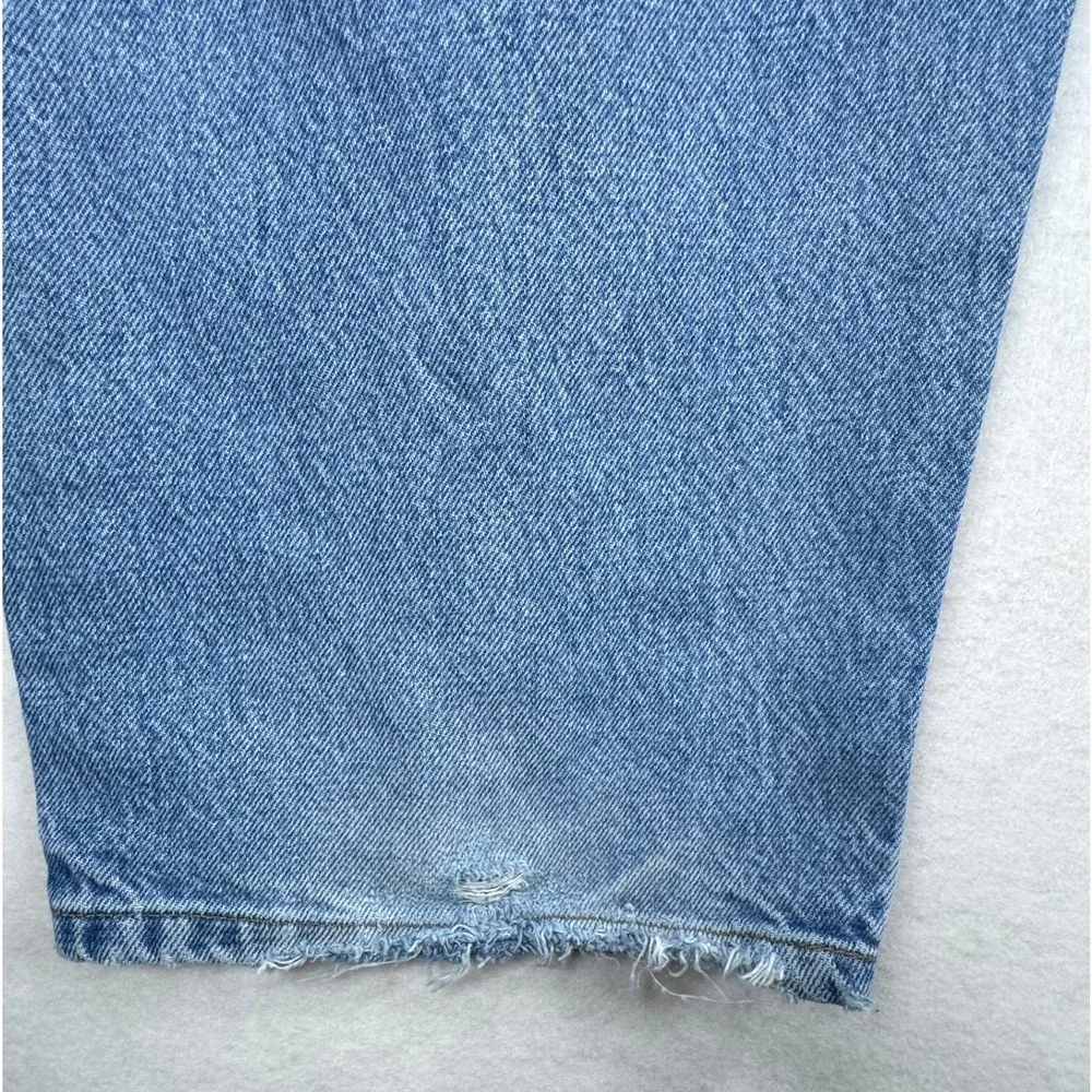 Carhartt B17 DST Relaxed Fit Jeans Mens 50x30 Blue Denim Work Pants Medium Wash - Picture 12 of 13